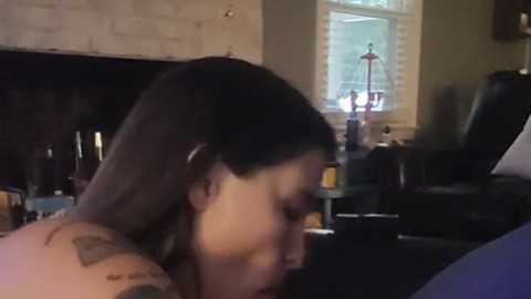 Living Room blowjob