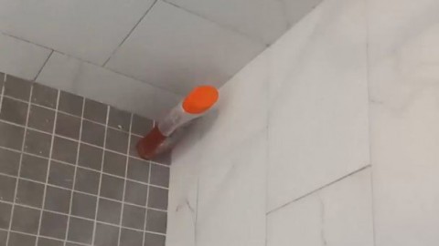 Jerking off in the shower part 2