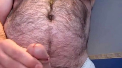 hairy big dick bear cumming