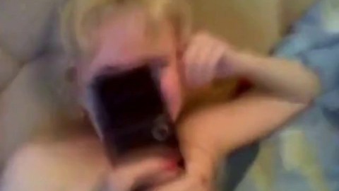 Girlfriend Lena sent a video of her having fun with her husband