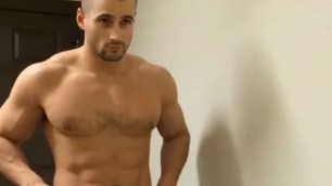 Hunk stripteases