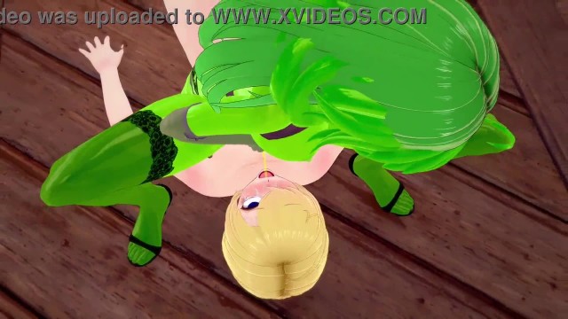 3D Hentai: Piss drinking femdom slime