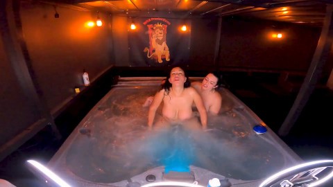 Hot Tub Threesome With Queen Rogue and Mandi May WCA Productions