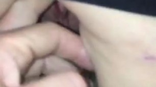 guy satisfied Woman fingers