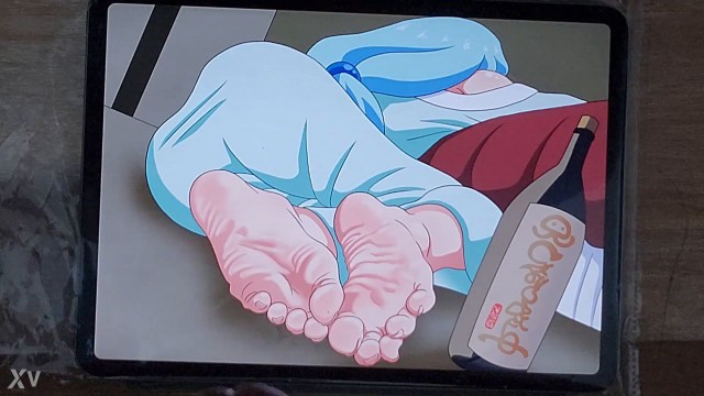 Aqua's (Konosuba) feet cum tribute