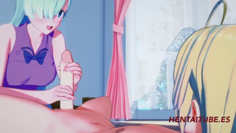 Seven Deadly Sins porn - Eliza Handjob and Blowjob - 3D Hentai