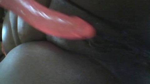 playing with my oily pussy and my dildo Sam