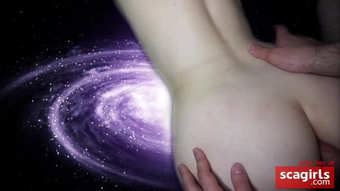 SPACE PORNO RELAXING anal and pussy fuck Relaxing porno video cosmos sound