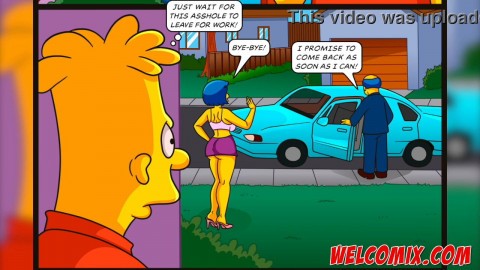 Barty fucking his friend's mother - The Simptoons Simpsons porn