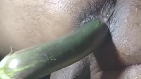 Brinjal fucking in sex mood