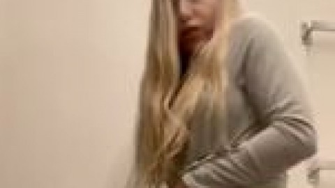 Masturbating Teen Cums In Macy’s Fitting Room