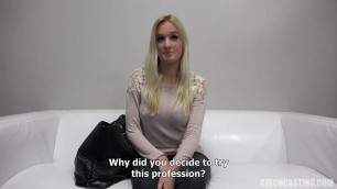 CzechCasting Karolina Legal Teen Casting Posing Talking Oil