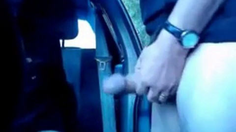 Sucking my Big Cock in his Car at the Park