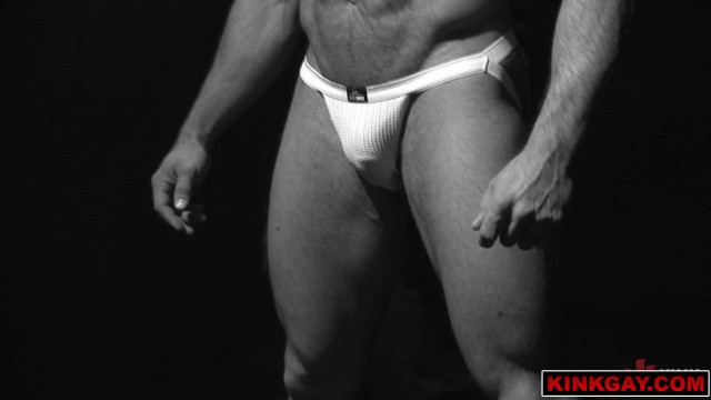 Bodybuilder Tatums torment switches from zapper to flogger