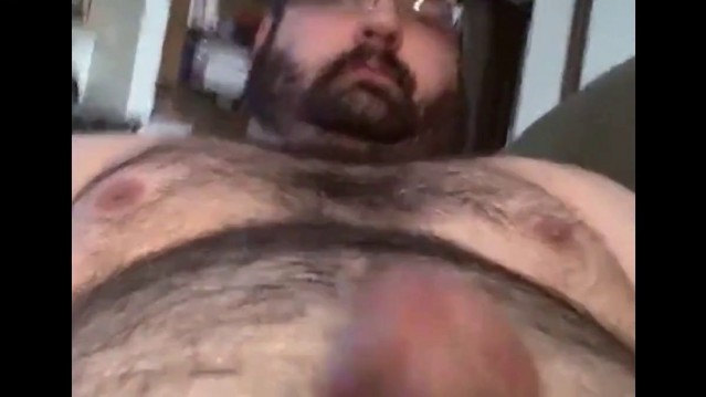 Fat Bear Gets a Handjob from a Big-Cocked Amateur