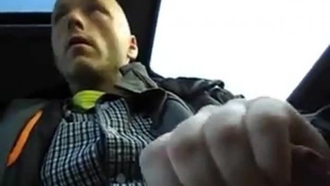 Wanking in the Car