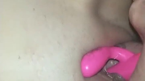 She loves my cock and toys