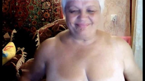 Naked Russian Granny on Webcam