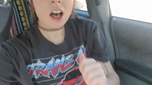 Car Dildo Orgasm
