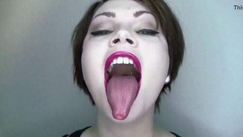 Beauty shemale girlTongue -1