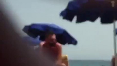 Big-Cock Daddy Bear at the Beach