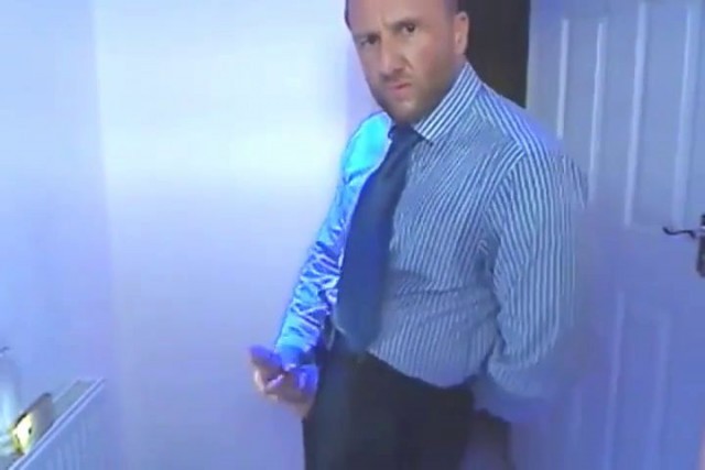 Big-Cock Daddy Tries on His New Suit