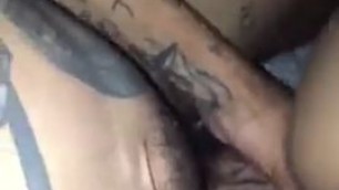 Ebony girl fucked in the ass by a dick big