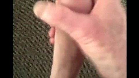 Daddy's Huge Cock Stroked by Amateur