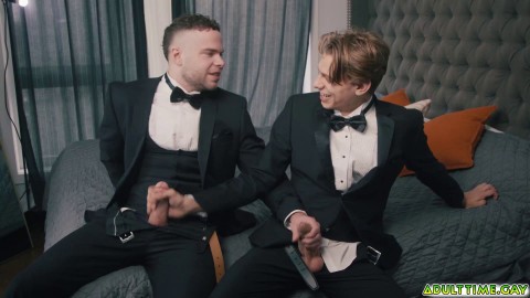 Leo Louis and Marcus McNeil having a hot anal fuck sesh before Marcus wedding