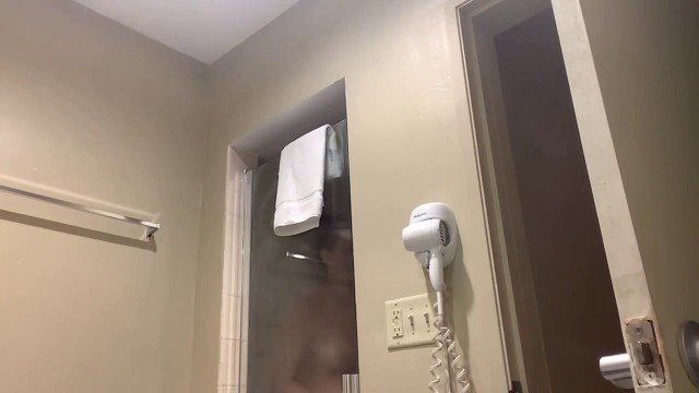 Big-Titted Blonde MILF's Hotel Room Solo Session