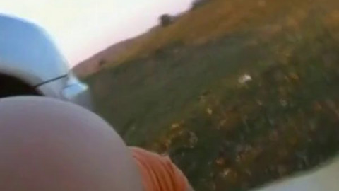 Hungarian Amateur with Big Natural Tits Gets Fucked Outdoors
