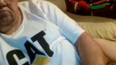 Daddy Strokes on Webcam