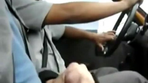 Big Dick Flash for Taxi Driver - Gay Latino Handjob