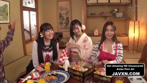 Japanese Time Freeze Gangbang