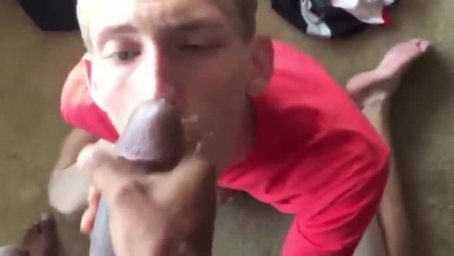 Sucking Huge Black Cock