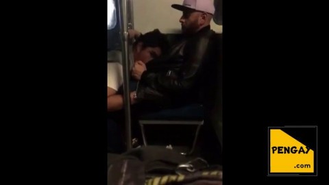 Subway Suckers: Outdoor Amateur Blowjob