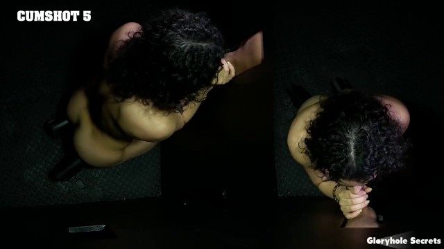 Curly Haired Babe Robbin Rose On Her Knees Sucking A Stranger Women Sucking Cock