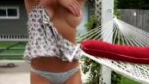 Meetmadden Topless Hammock Vertical Lewd Hot Chicks With Hot Tits