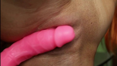 Redhead Teen With Big Ass Masturbates With Sex Toy