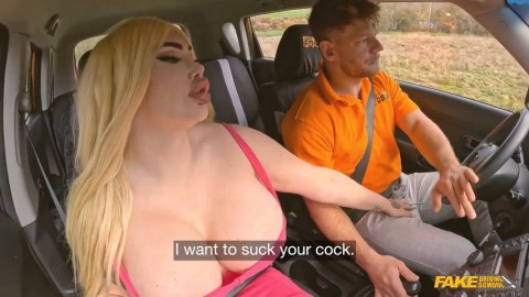 Bibi Bugatti – Busty Driving Lesson Ends In Hot Car Sex Tiny Pussy Masterbating