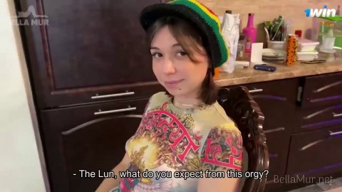 Real Backstage Group Sex Party With Bella Mur Insane And Dissolute! Katie Jordin