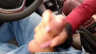 Whore Jerking in Car Free Amateur Porn Video