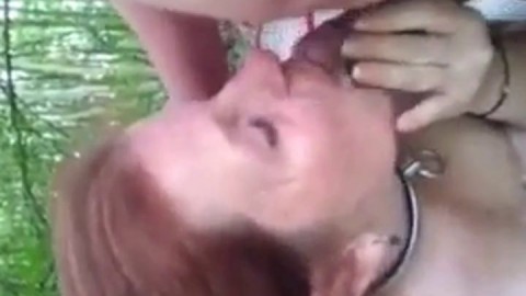 Gebundenes deutsches Babe Outdoor-Titty-ficked