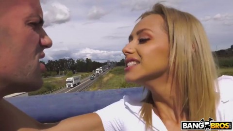 Pretty Blond Girl Outdoor Anal Sex Veronica Leal Boy Fucks His Friend