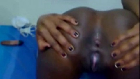 Ebony Webcam Anal Gape