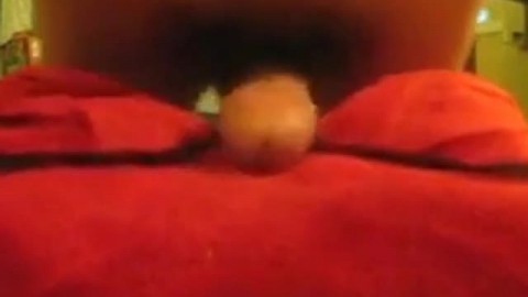 Skinny Twink's Thick Cum Orgasm While Humping a Towel