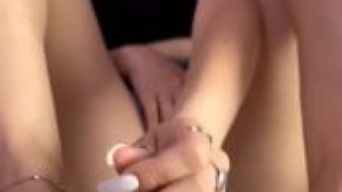 miss heels foot job online friends masturbate together in video call