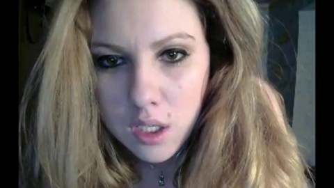 Russian Webcam Girl with Huge Breasts