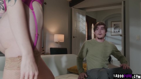 Tyler Cruise caught his stepsister Charlotte Sins performing