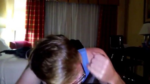 Big Black Cock Gets Serviced by a Hungry White Mouth